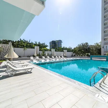 Apartmán Modern Apartment With Shared Pool And Sauna In Alanya